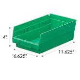 4"H Shelf Bin 6.625"W x 11.625"D