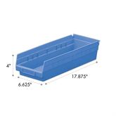 4"H Shelf Bin 6.625"W x 17.875"D