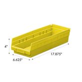 4"H Shelf Bin 6.625"W x 17.875"D