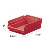 4"H Shelf Bin 8.375"W x 11.625"D