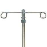 4-Leg Heavy Base IV Stand 2 Hooks