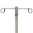 4-Leg Heavy Base IV Stand 2 Hooks