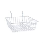 Wire Basket with Hangers 12"W x 12"D x 4"H