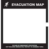 Evacuation Map Holder Holds 8.5" x 11" Insert