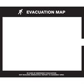 Evacuation Map Holder Holds 11" x 17" Insert