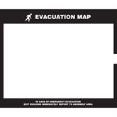 Evacuation Map Holder Holds 11" x 17" Insert - Glow