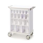 Pilot Tilt Bin Storage Cart Pilot Tilt Bin Storage Cart - 19.375"W x 33.75"D x 39"H