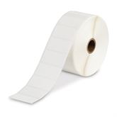 Labels for 1" Core Industry Printers 2"W x 1"H - Repositionable Vinyl Cloth