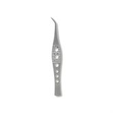 5.5" Ergonomic Forceps 1.5mm Smooth Tip Curved