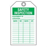 Safety Inspection Tags Safety Inspection Tags - 5.25"H x 2.625"W