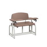 Lab X Bariatric Extra Wide Bariatric Chair - Standard Vinyl Without Side Cabinet - 46"W x 29"D x 36"H