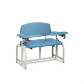 Lab X Bariatric Extra Wide Bariatric Chair - Standard Vinyl Without Side Cabinet - 46"W x 29"D x 36"H