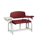 Lab X Bariatric Extra Wide Bariatric Chair - Standard Vinyl With Side Cabinet - 53"W x 29"D x 36"H