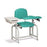 Power Draw Chair with Padded Armrests - CAL 133 Fire Code Vinyl With Side Drawer - 40"W x 27"D x 36"H