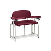 Lab X Bariatric Tall Extra Wide Bariatric Chair - CAL 133 Fire Code Vinyl Without Side Cabinet - 46"W x 29"D x 43"H