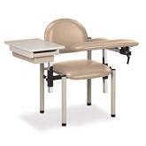 Padded SC Series - CAL 133 Fire Code Vinyl 36"W x 26.5"D x 34"H Padded Armrests with Drawer