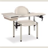 Padded SC Series - CAL 133 Fire Code Vinyl 36"W x 26.5"D x 34"H Padded Armrests with Drawer