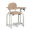 Lab X Extra-Tall Draw Chair - CAL 133 Fire Code Vinyl - 26" Seat Height Without Side Drawer - 31"W x 27"D x 42"H