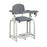 Lab X Extra-Tall Draw Chair - CAL 133 Fire Code Vinyl - 26" Seat Height Without Side Drawer - 31"W x 27"D x 42"H