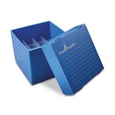 Corrugated Polypropylene Freezer Box Available in Blue, Natural, Purple or Red For 50mL Tubes - 16 place