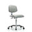 Mid Height Cleanroom Chair 24"W x 18"D x 45.5"H - Chrome Base With Casters