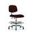 Bench Height Cleanroom Chair 24"W x 18"D x 51.5"H - Chrome Base With Glides