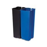 End Step SlimJim Dual Liner Set Black/Blue 8gal