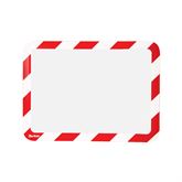 Safety Signage Adhesive Document Pocket Repositionable Adhesive Mount Safety Sign Holder - 10"W x 13.5"H