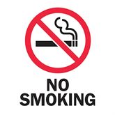 Safety Sign Inserts 9"W x 12.37"H No Smoking