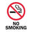 Safety Sign Inserts 9"W x 12.37"H No Smoking