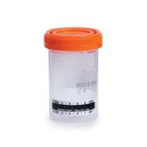 Specimen Containers with Temperature Strip 90mL Specimen Container with Temp Strip - Sterile