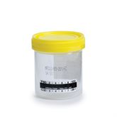 Specimen Containers with Temperature Strip 90mL Wide Mouth Specimen Container with Temp Strip