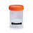 Specimen Containers with Temperature Strip 120mL Specimen Container with Temp Strip - Sterile