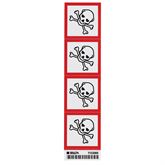 GHS Severe Toxic Labels 2" - Paper