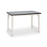 48"W x 30"L Lipped Surface Accessioning Bench With Glides