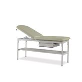 Adjustable Treatment Table with Shelf & Drawer Treatment Table with Shelf, Adjustable Back, and Drawer - 29"W x 76"L x 32"H