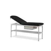 Adjustable Treatment Table with Shelf & Drawer Treatment Table with Shelf, Adjustable Back, and Drawer - 29"W x 76"L x 32"H