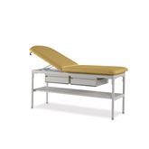 Adjustable Treatment Table with 2 Drawers Treatment Table with Shelf, Adjustable Back, and 2 Drawers - 29"W x 76"L x 32"H