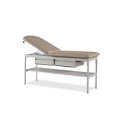 Adjustable Treatment Table with 2 Drawers Treatment Table with Shelf, Adjustable Back, and 2 Drawers - 29"W x 76"L x 32"H