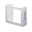 Mild Steel PPE Holder - White Medium - ADA Compliant - 12"W x 4"D x 10"H