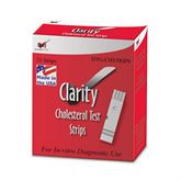 Clarity Cholesterol Test Strips Clarity Cholesterol Test Strips - CLIA Waived