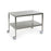 Stainless Steel Table with Lower Shelf 30"W x 60"L x 35"H