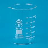 Low Form Glass Beaker 600mL