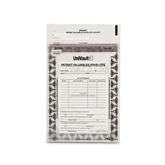 Valuables Bags Writable with Sequential # Patient Valuables Bag - 9"W x 12"L