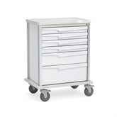 Procedure Cart 6 Drawer - 29.5"W x 21"D x 39.25"H - White