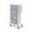 Pharmacy Cart 24.5"W x 15"D x 48"H 4 Cabinet Doors - Combi Cam Locks