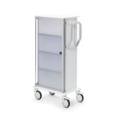 Pharmacy Cart 24.5"W x 15"D x 48"H 1 Cabinet Door - Combi Cam Lock