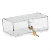 Single Lock Medical Box Small - 8.325"W x 4.5"D x 2.875"H