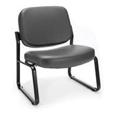 Big and Tall Antimicrobial Reception Chair 27.5"W x 28.75"D x 35"H Without Arms