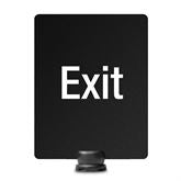 Signage for Lightweight Stanchion 11"W x 14"H Exit